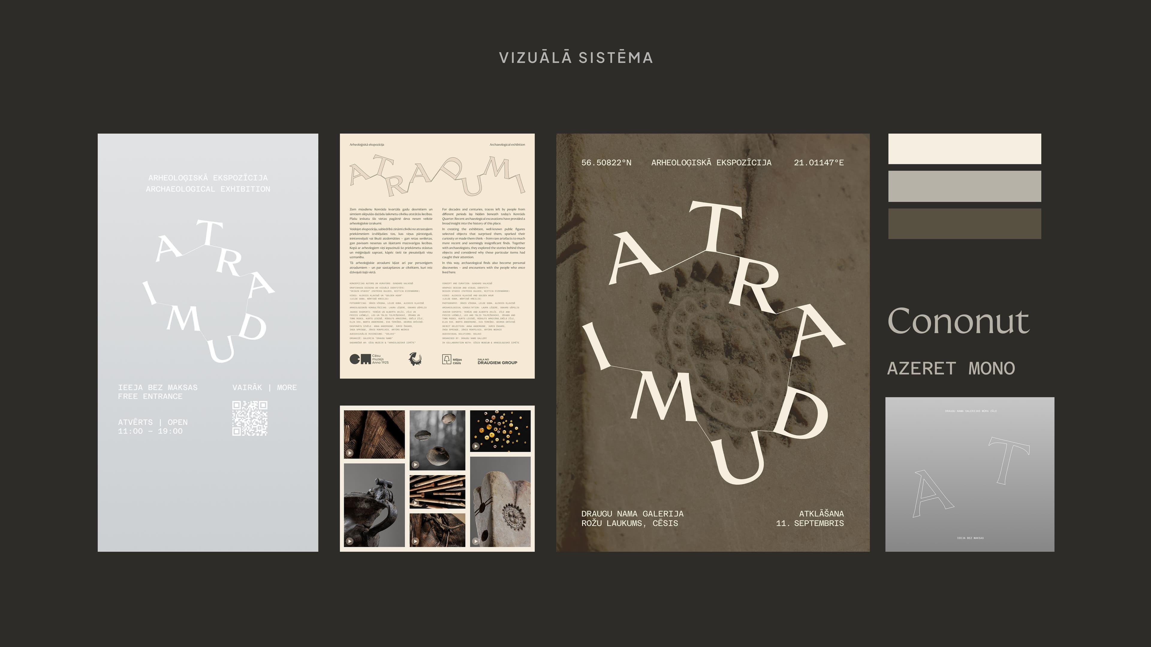 Visual system for the ATRADUMI exhibition